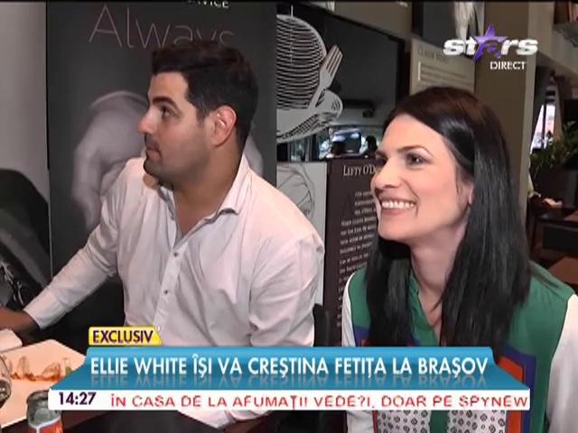 Pregătirile pentru botez, pe ultima sută de metri! Ellie White &icirc;şi va creştina fetiţa la Brasov