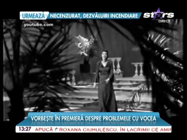 Corina Chiriac, declaraţii &icirc;n premieră despre probleme cu vocea: "Trebuiesc rezolvate chirurgical"