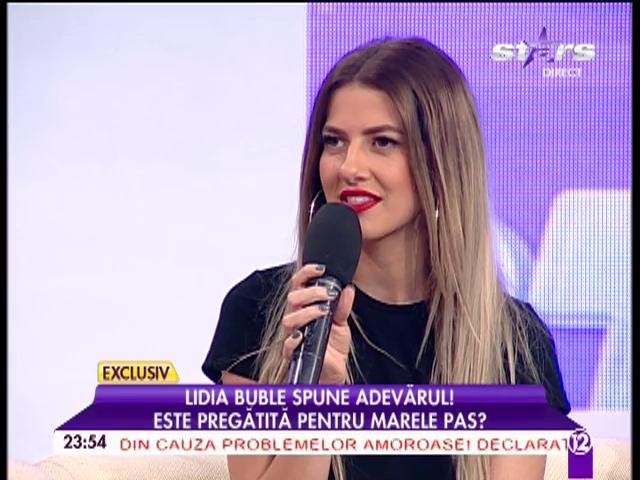 Lidia Buble, moment de sinceritate: "&Icirc;mi doresc să mă căsătoresc &icirc;n aer liber!"