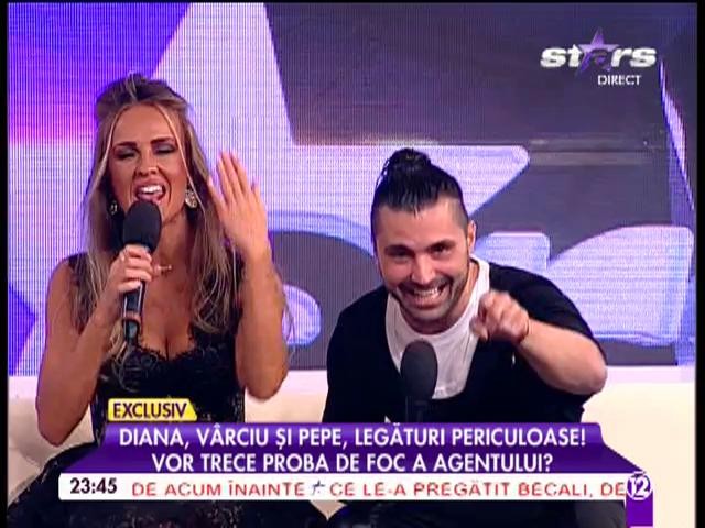 Diana Munteanu a fost legată la ochi, &icirc;n direct! Blonda a fost supusă de Cristi Brancu unei probe de foc