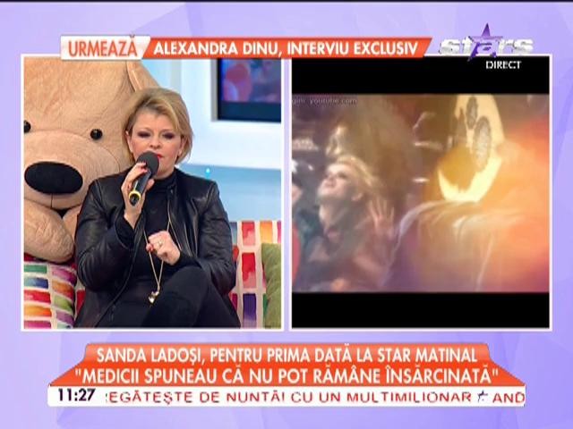 Sanda Ladoşi, declaraţii emoţionante la Star Matinal. Adevărul despre problemele din familie, dar şi despre retragerea din muzică!