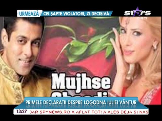 Primele declaraţii despre logodna Iuliei V&acirc;ntur! Sora lui Salman Khan a răbufnit