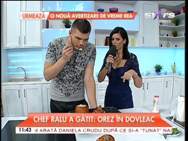 Preparatul genial pentru Halloween: "Orez cu dovleac"! Raluca Dumitru &icirc;ţi spune exact c&acirc;t de simplu se face