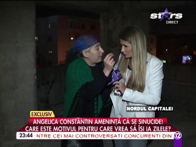 Şoc şi groază &icirc;n Capitală! Angelica Constantin a vrut să se arunce de pe un bloc din Sectorul 1!