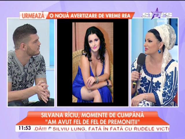 Silvana R&icirc;ciu, momente de cumpănă: "Am simţit că mă &icirc;nec şi că mor!"