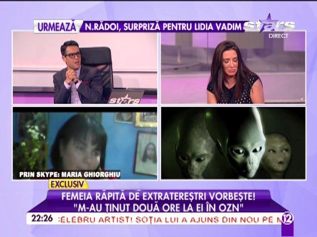 Femeia răpită de extratereşti vorbeşte: "M-au absorbit ca un aspirator. M-au ţinut două ore la ei &icirc;n OZN!" Mărturii halucinante!