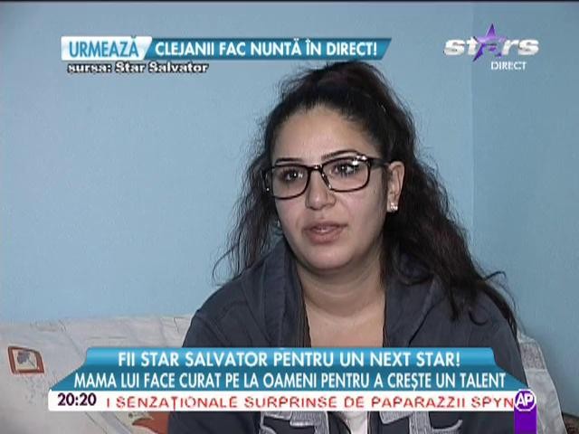 Fii un "Star Salvator" pentru un Next Star! Mama lui face curat pentru a creşte un talent