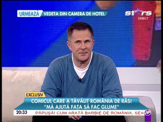 Comicul care a tăvălit Rom&acirc;nia de r&acirc;s! &Icirc;ntoarcerea lui Doru Octavian Dumitru: "Mă ajută faţa să fac glume!" 2