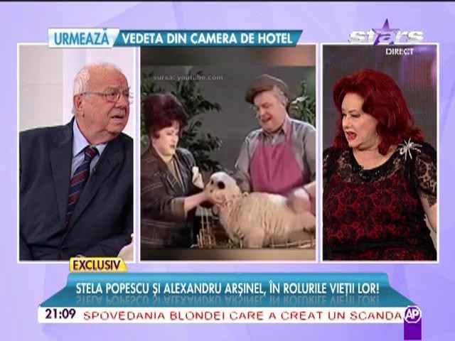 O seară de colecţie cu Stela Popescu şi Alexandru Arşinel! Dezvăluiri senzaţionale despre viaţa de actor!