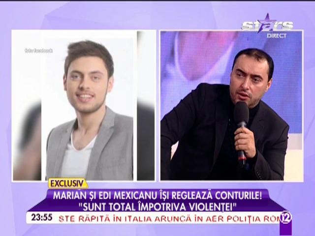 Marian şi Edi Mexicanu' &icirc;şi reglează conturile: "I-am dat o palmă sau două copilului meu!"