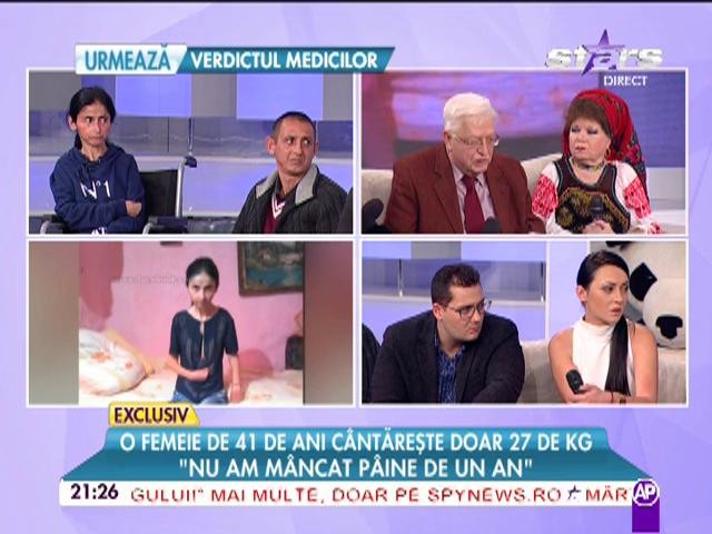 O femeie de 41 de ani c&acirc;ntăreşte doar 27 de kilograme: "Am dureri. Nu mă pot folosi de m&acirc;ini şi de picioare. Nu am m&acirc;ncat 13 zile!" 2