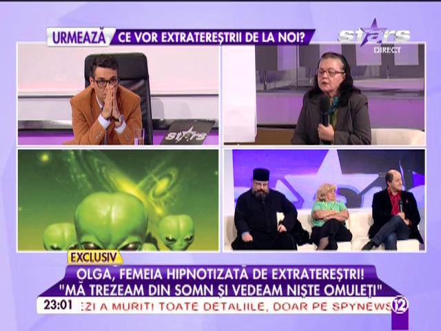 Olga, femeia hipnotizată de extratereştri: "Mă trezeam din somn şi vedeam nişte omuleţi! I-am &icirc;ntrebat de ce m-au ales pe mine!" 3