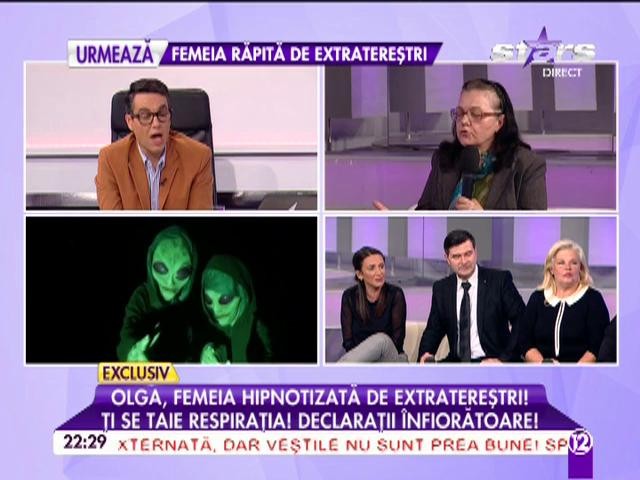 Olga, femeia hipnotizată de extratereştri: "Mă trezeam din somn şi vedeam nişte omuleţi! I-am &icirc;ntrebat de ce m-au ales pe mine!" 2