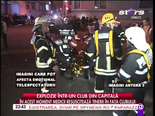 Bilanţ CUTREMURĂTOR, după explozia din clubul din Capitală! Arafat: "Sunt 26 decedaţi!"