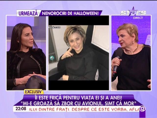 Ionelei Prodan &icirc;i este frică pentru viaţa ei şi Anei: "Mi-e groază să zbor cu avionul. Simt că mor!"