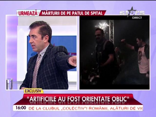 Expertul Pirotehnist Valentin Oprea a vorbit despre incendiul de la Colectiv