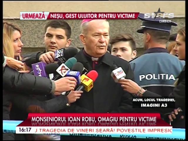 Monseniorul Ioan Robu, declaraţii halucinante despre incendiul de la Colectiv: "NU s-a &icirc;nt&acirc;mplat din vina lui Dumnezeu, ci din cauza oamenilor"