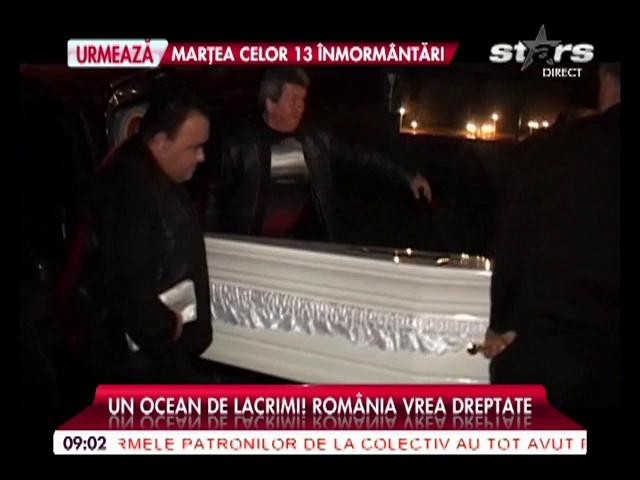 Familiile &icirc;ndurerate şi-au adus copiii acasă &icirc;ntre patru sc&acirc;nduri! Au ars &icirc;n infernul de la Clubul Colectiv, iar acum se duc la cer
