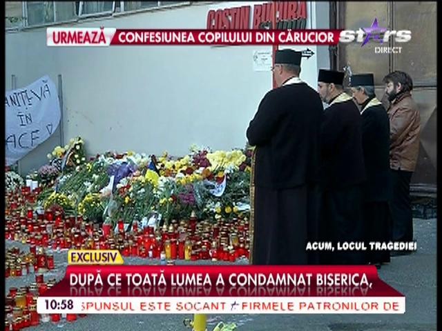SLUJBĂ &icirc;n memoria &icirc;ngerilor de la Colectiv! A fost nevoie de 4 zile ca preoţii să ajungă la locul tragediei
