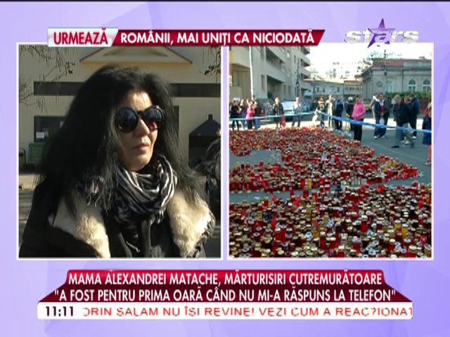 Mama Alexandrei Matache, mărturii cutremurătoare: "A fost un puiuţ cu suflet mare. Iubea oamenii şi visa să c&acirc;nte"