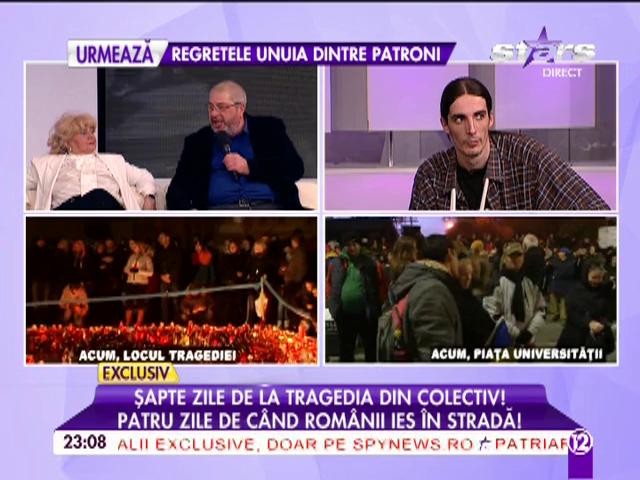 Mihnea Ionescu, noi detalii despre incendiul de la Colectiv: "Ieşirea din spatele scenei era blocată. Se puteau salva mai mulţi oameni!" 2