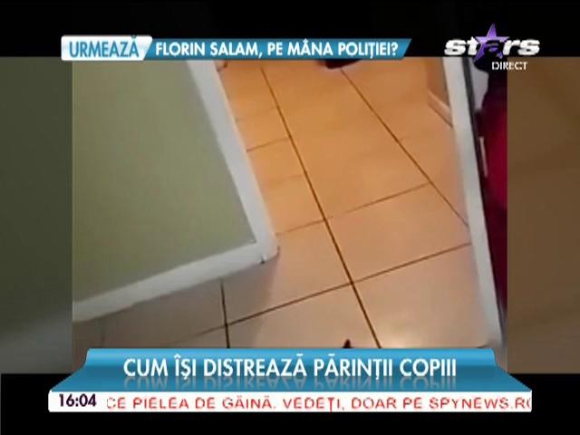 Cum &icirc;şi distrează părinţii copiii? Această idee vă va lăsa mască