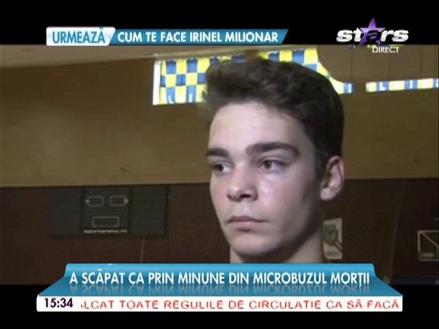 A scăpat ca prin minune din microbuzul morţii: "&Icirc;n patru secunde s-a &icirc;nt&acirc;mplat totul!"
