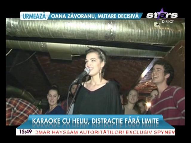 Karaoke cu heliu, distracţie fără limite! Spectatorii s-au tăvălit de r&acirc;s