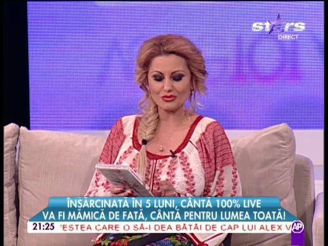 &Icirc;nsărcinată &icirc;n 5 luni, c&acirc;ntă 100% LIVE! Emilia Ghinescu l-a &icirc;nc&acirc;ntat pe Mihai Morar cu piesele ei