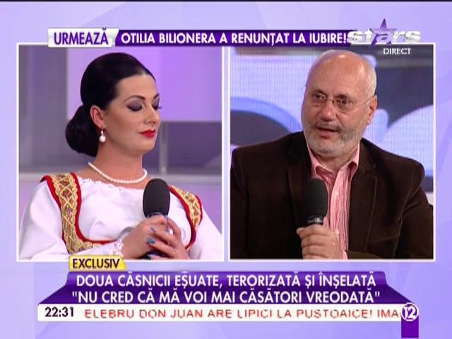 O c&acirc;ntăreaţă de muzică populară, terorizată şi &icirc;nşelată după două căsnicii eşuate: "Nu mai am &icirc;ncredere &icirc;n nimeni!" 2