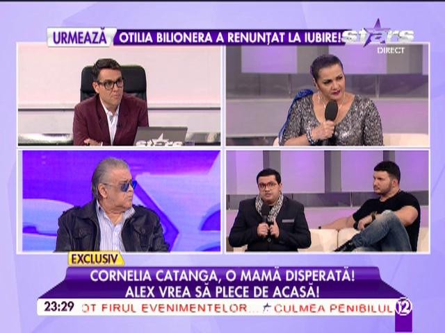 Cornelia Catanga a pl&acirc;ns &icirc;n hohote, la televizor: "&Icirc;mi este foarte greu!" 2
