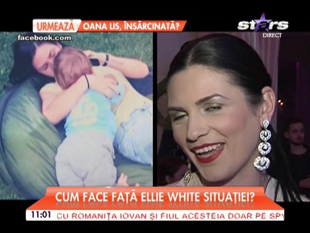Ellie White declaraţii despre viaţa de familie: "Agitaţia se &icirc;mparte la doi"