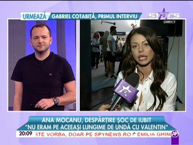 Ana Mocanu, despre relaţia sa cu Valentin Burada: "Problema a fost că..."