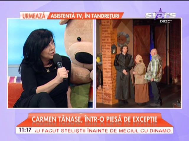 Carmen Tănase, secretele din spatele cortinei de la teatru: "&Icirc;nainte de a intra pe scenă am nevoie de un spaţiu al meu!"