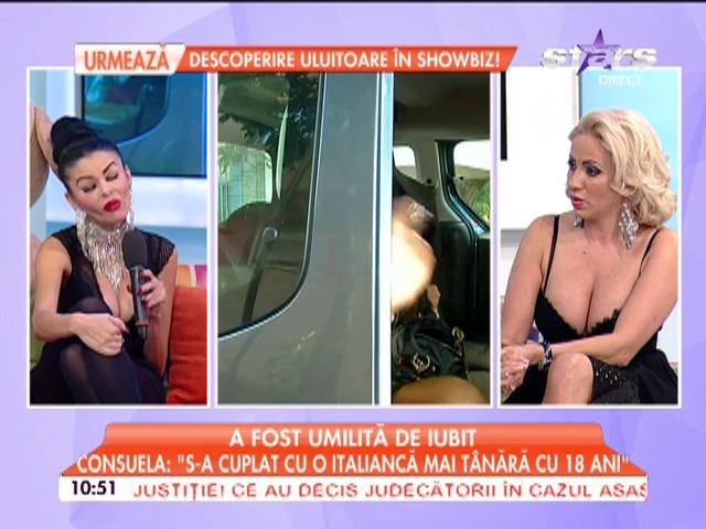 Consuela di Monaco a izbucnit &icirc;n lacrimi &icirc;n platoul "Star Matinal"! A fost pe cale să fie ucisă tocmai de tatăl amantei cu care a fost &icirc;nşelată