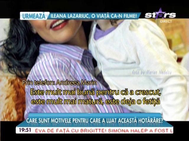 Decizie radicală a Andreei Marin! "Z&acirc;na" a renunţat definitv la serviciile bonei