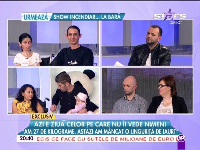 Larisa Bercea, gest emoţionant pentru femeia care trăieşte &icirc;n scaun cu rotile de la 6 ani! A impresionat-o p&acirc;nă la lacrimi povestea ei
