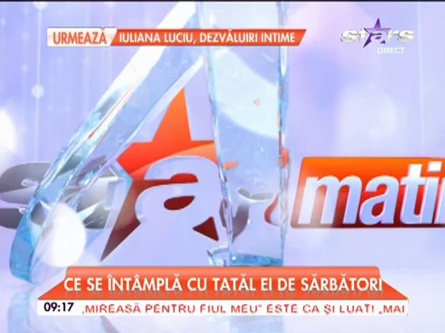 Iuliana Luciu, declaraţii despre Crăciunul alături de tată: "Dacă se ţine de cuv&acirc;nt..."