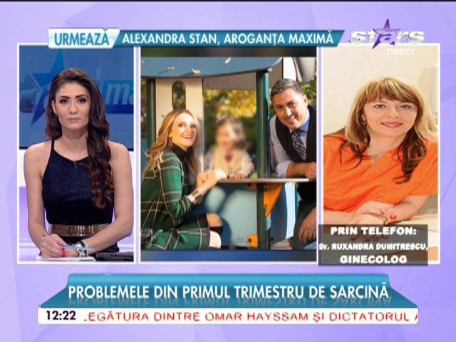 Ce probleme are Alina Sorescu &icirc;n primul trimestru de sarcină? Iată ce spune un medic specialist despre starea c&acirc;ntăreţei