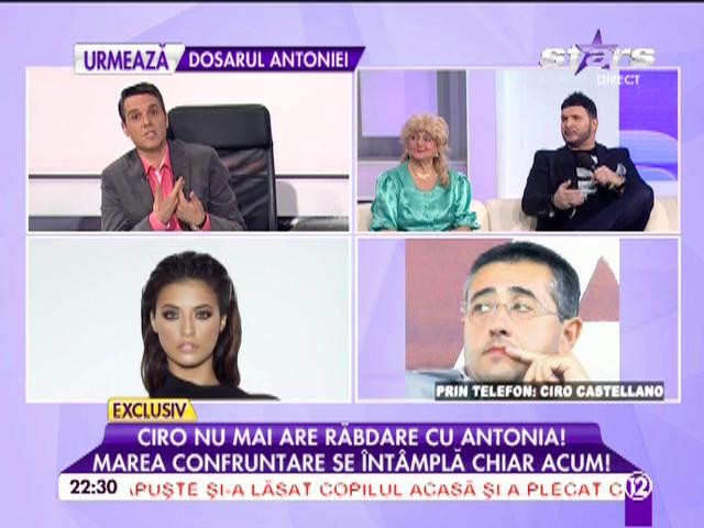 Răsturnare de situaţie! Mesajul lui Ciro Castellano pentru Antonia: "Poate să vină cu Velea fără probleme &icirc;n Italia! Noi o aşteptăm"