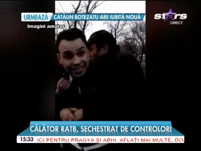 Călător RATB, sechestrat de controlori! Scandal monstru &icirc;n mijlocul străzi