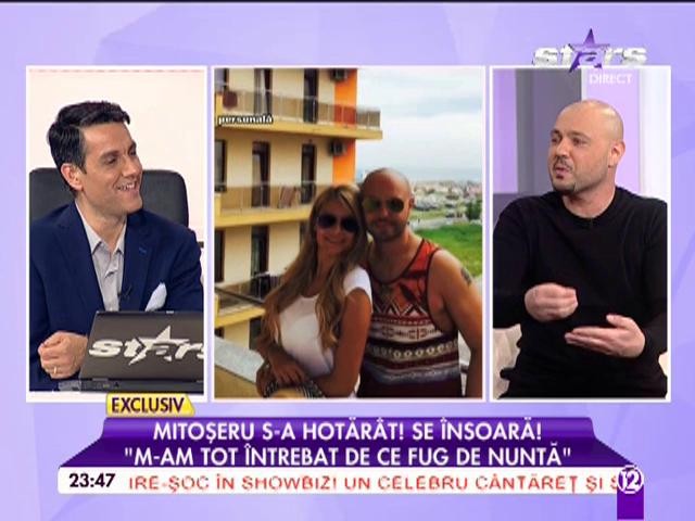 Se &icirc;nsoară, dar mărturiseşte păcatele burlăciei! Mihai Mitoşeru a răspuns celor mai &icirc;ndrăzneţe &icirc;ntrebări &icirc;nainte de nunta cu Noemi