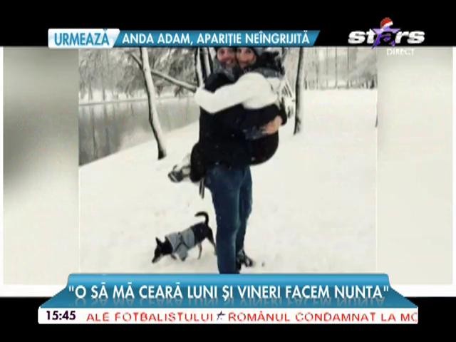 Sylvia şi iubitul ei, gata să facă pasul cel mare: "O să mă ceară luni şi vineri facem nunta"