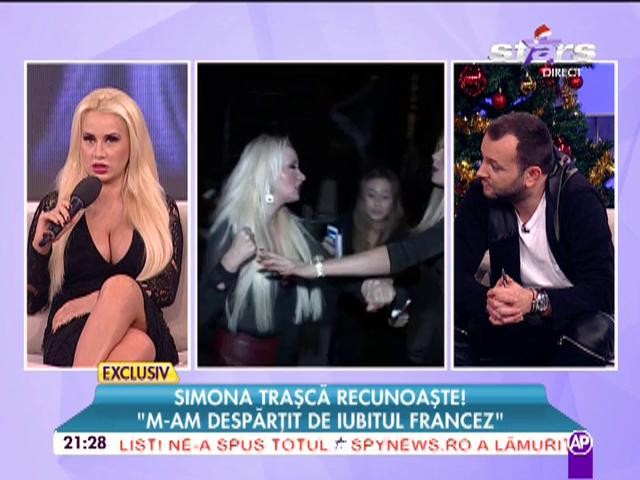 Ieri declara că are un nou iubit, iar azi şochează din nou! Simona Traşcă a făcut anunţul: "I-am dat papucii &icirc;nainte de a intra &icirc;n platou!"