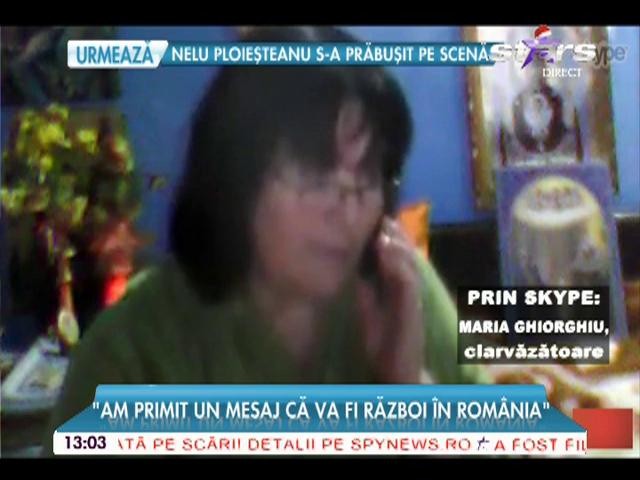 Femeia care vorbeşte cu Dumnezeu face mărturisiri tulburătoare: "Trupele ruseşti sunt deja &icirc;n ţara noastră, iar flăcările vor &icirc;nconjura Rom&acirc;nia"