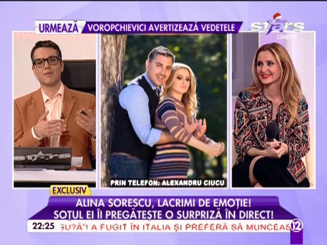 Alina Sorescu, lacrimi de emoţie! Soţul artistei i-a făcut cea mai frumoasă declaraţie de dragoste, &Icirc;N DIRECT