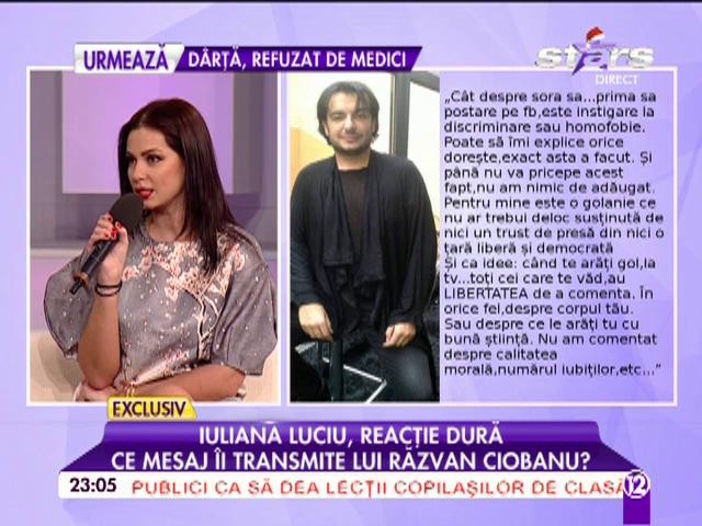 Iuliana Luciu a luat decizia! Şi-a cerut iertare faţă de Răzvan Ciobanu