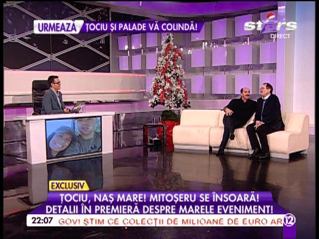 Primele declaraţii &icirc;nainte de a deveni naşul lui Mihai Mitoşeru şi a lui Noemi! Romică Ţociu a venit &icirc;n platoul "Agentul VIP"