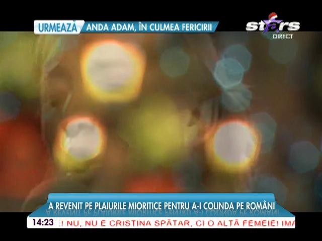 Ştefan Hruşcă face o căruţă de bani de sărbători!  A revenit pe plaiurile mioritice pentru a-i colinda pe rom&acirc;ni