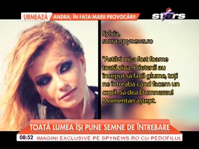 Sylvia este gravidă? Toată lumea pune semne de &icirc;ntrebare